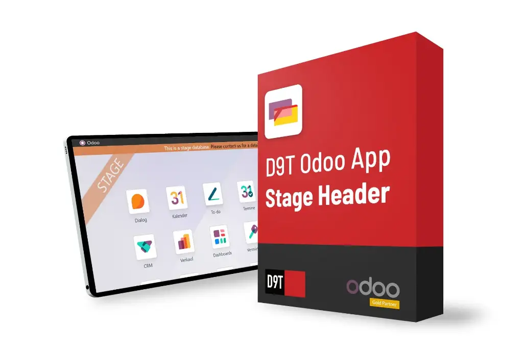 D9T Odoo App: Stage-Header