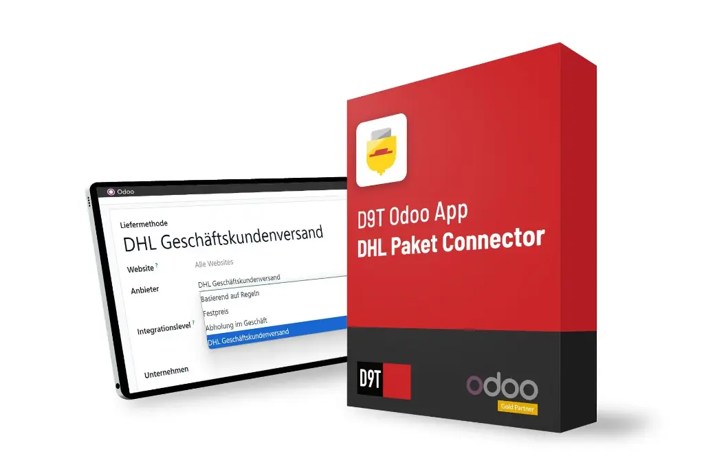 D9T Odoo App: DHL Paket Connector