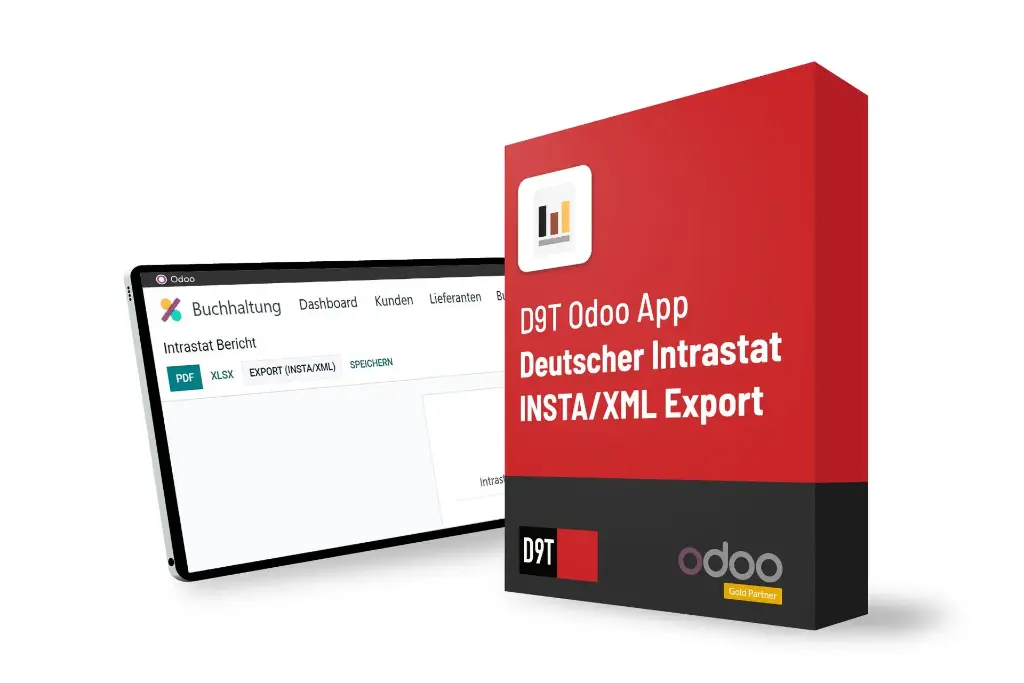 D9T Odoo App: Deutscher Intrastat INSTAT/XML Export